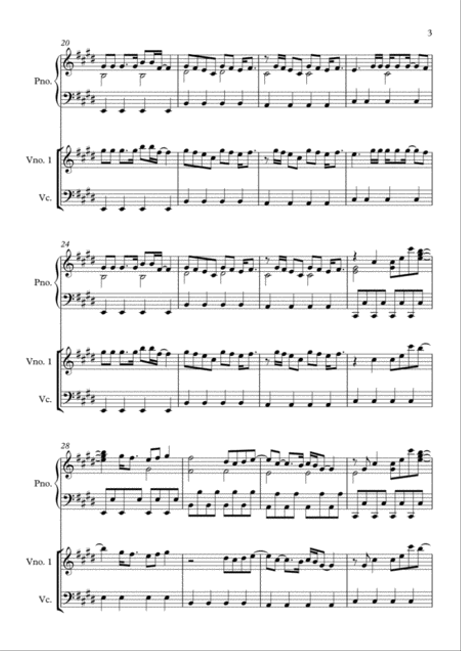 Counting Stars Counting Stars Piano Trio scores gallery preview page 4