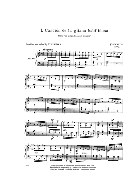 Twelve Spanish Songs Of The 18Th Century (Tonadillas Escenicas) (Sp. & E.)