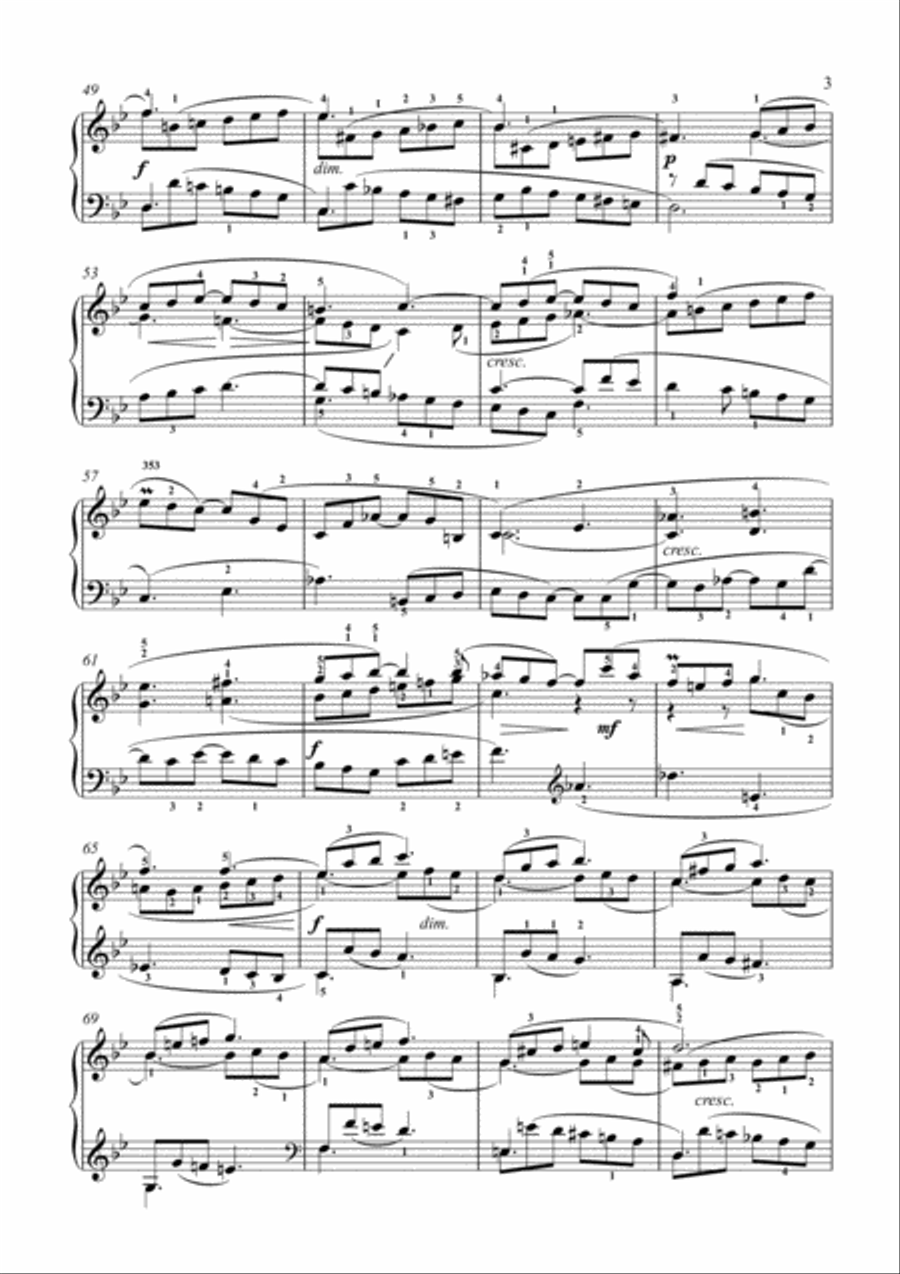 Scarlatti-Sonata in g-minor L.499 K.30(piano) Piano Solo scores gallery preview page 4