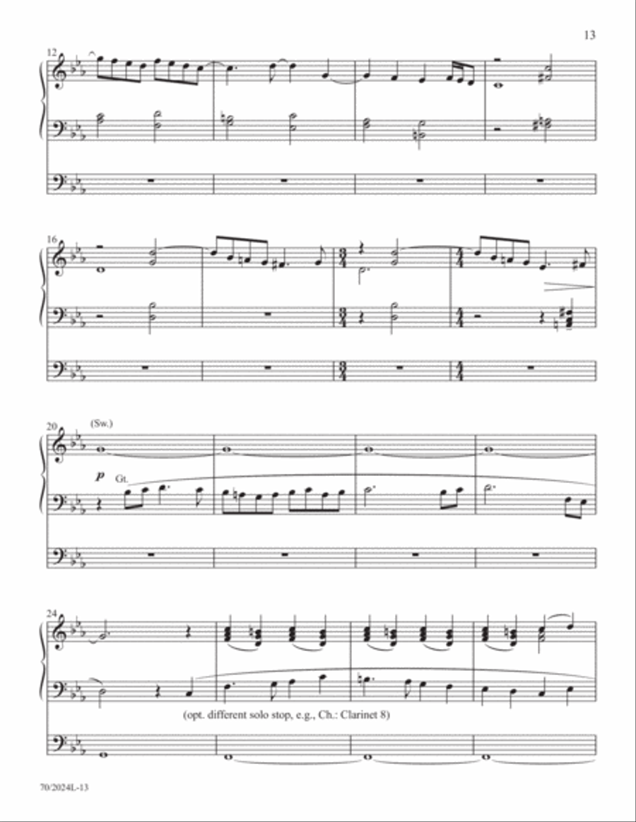 The Sacred Organ Library, Vol. 1 Organ Solo scores gallery preview page 8