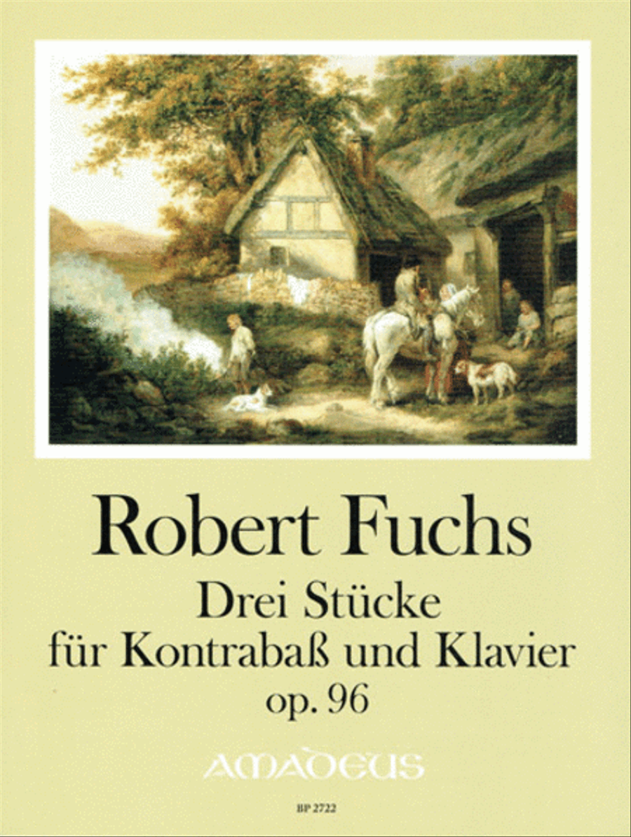 Three Pieces op. 96 Three Pieces op. 96 Double Bass scores gallery preview page 1