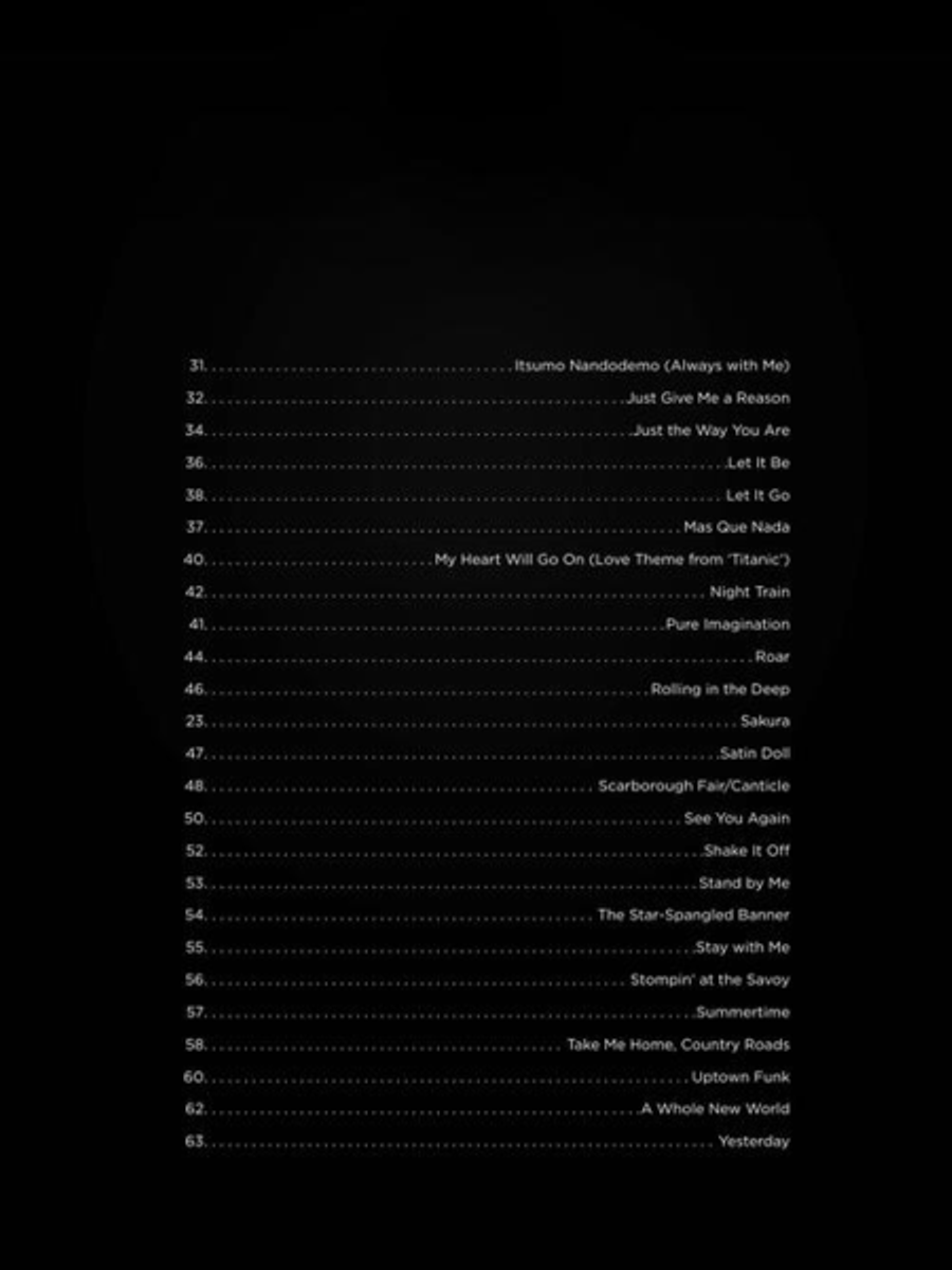<br>Sheet music extract