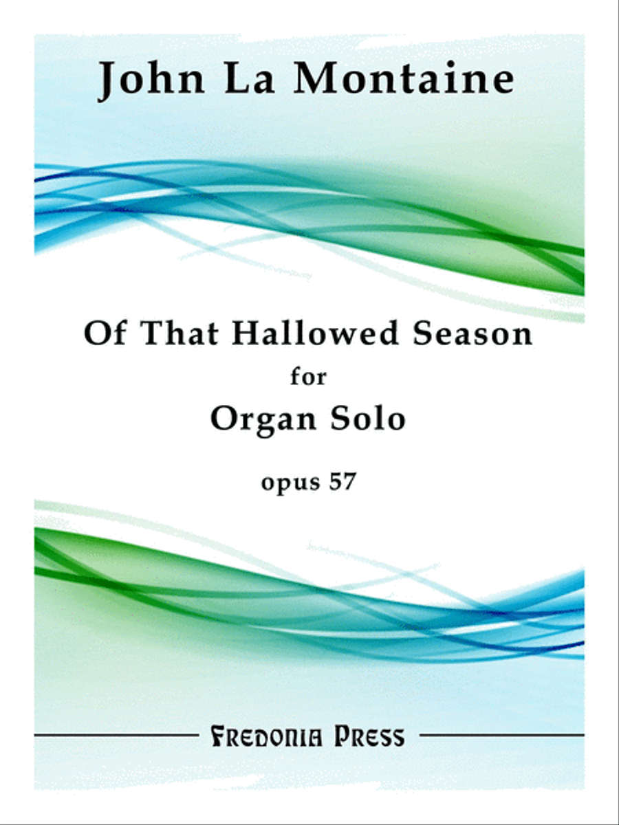 Of That Hallowed Season, Op. 57 Piano scores gallery preview page 1