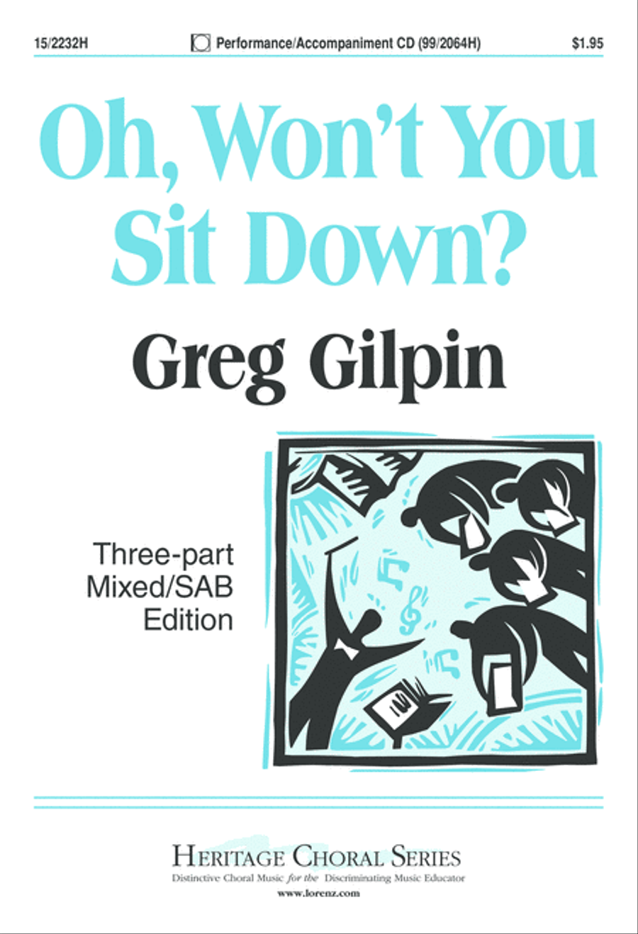 Oh, Won't You Sit Down? 3-Part scores gallery preview page 2