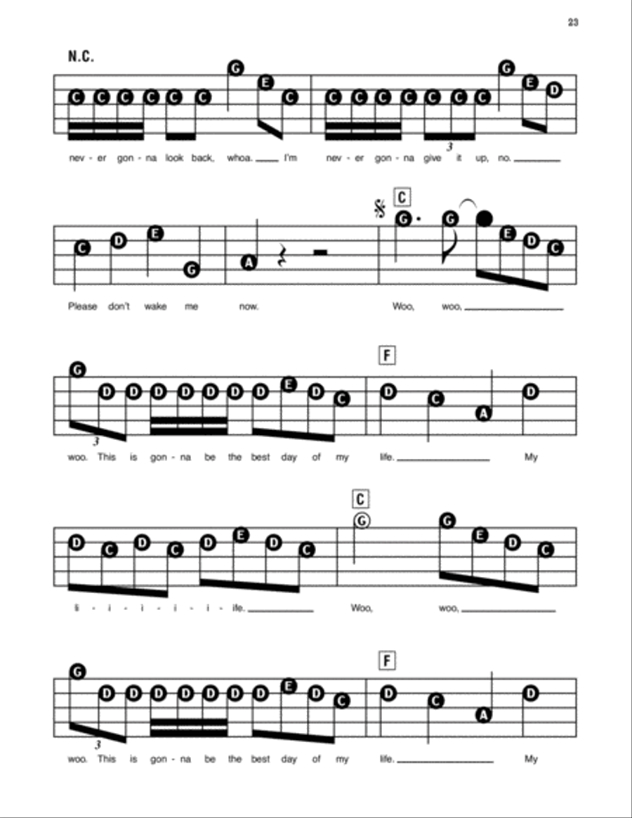 Best Day Of My Life Electronic Keyboard scores gallery preview page 2