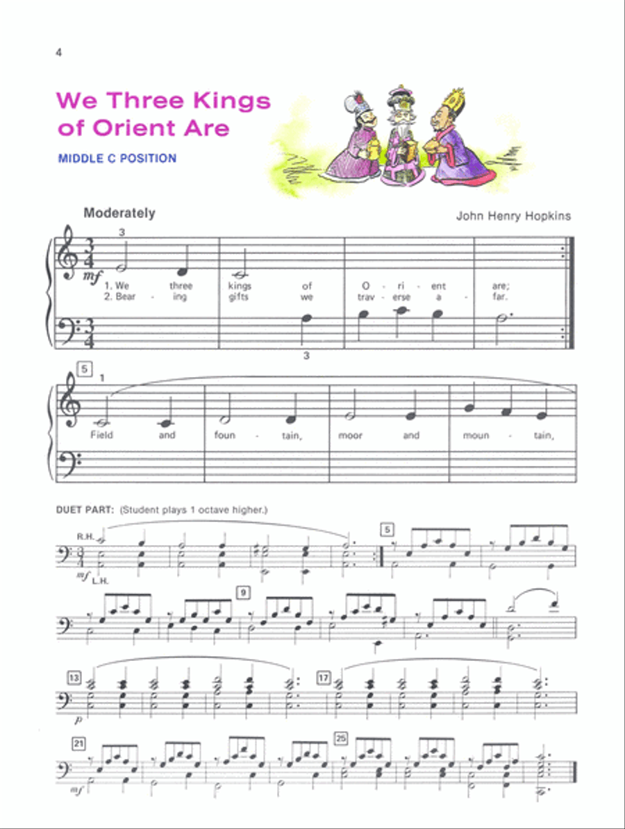 Alfred's Basic Piano Course Merry Christmas!, Level 1A Piano Method scores gallery preview page 3