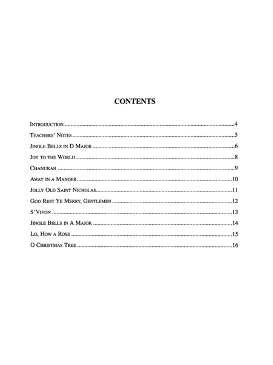 Festive Strings for String Quartet or String Orchestra String Quartet scores gallery preview page 7