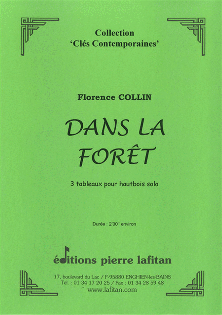 Dans la Forêt (3 Tableaux) Oboe Solo scores gallery preview page 1