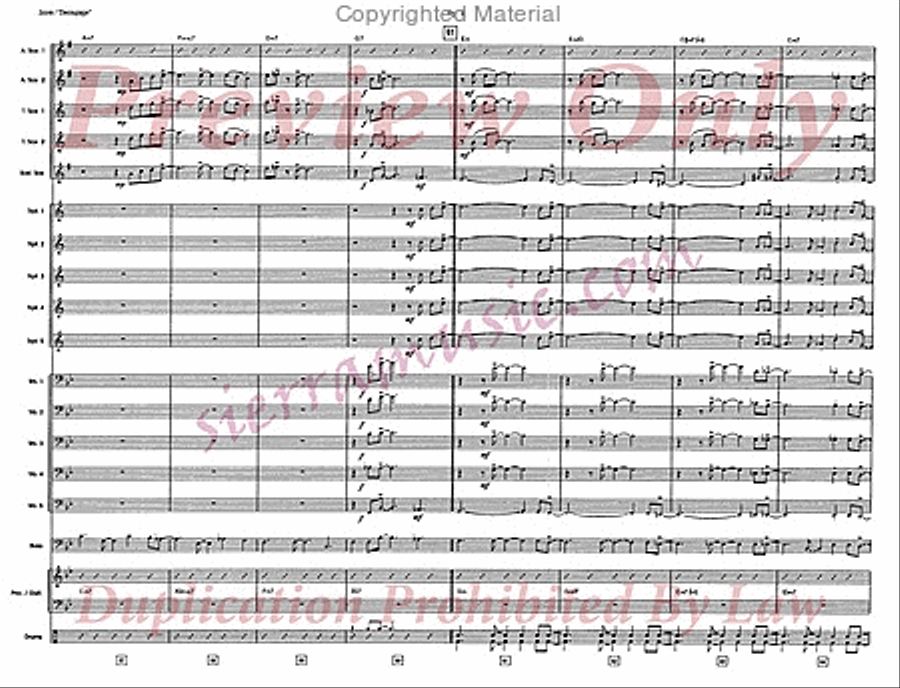 Decoupage Jazz Ensemble scores gallery preview page 9