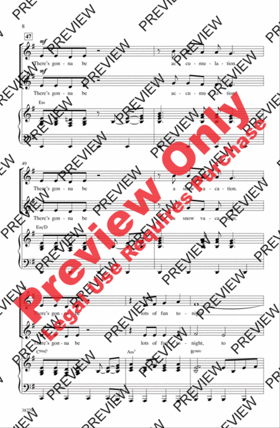Blizzard on the Way! 2-Part scores gallery preview page 8