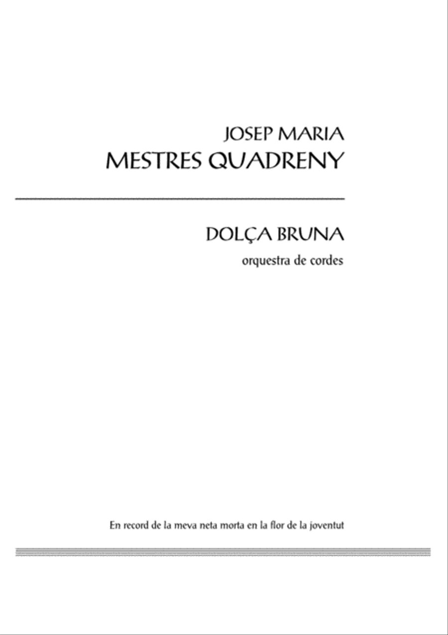 Dolça Bruna String Orchestra scores gallery preview page 3