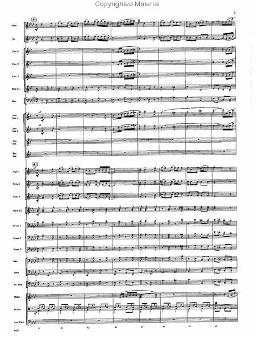 A Scott Joplin Retrospective Concert Band scores gallery preview page 8