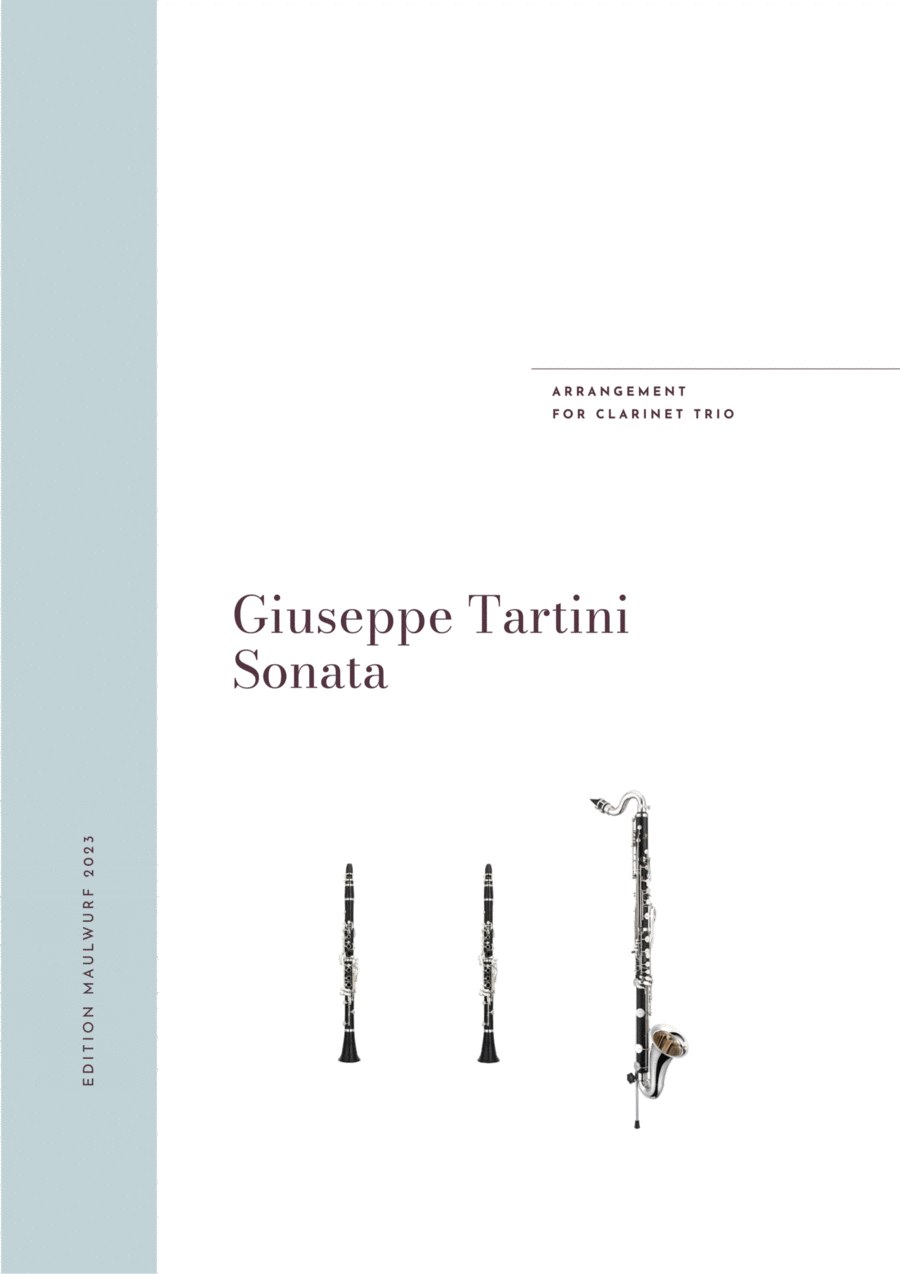 Sonata Sonata Clarinet Trio scores gallery preview page 1