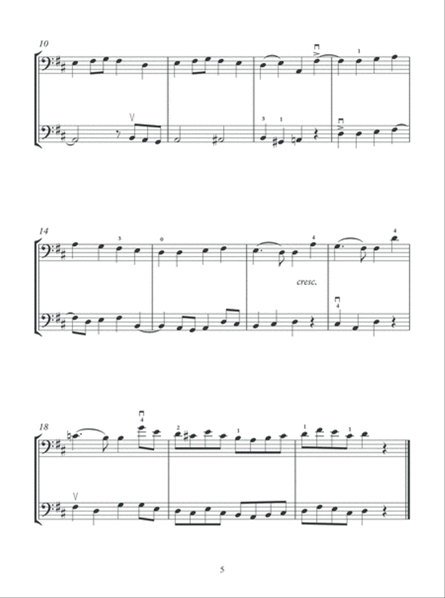 Easy Classics for Cello Cello scores gallery preview page 6