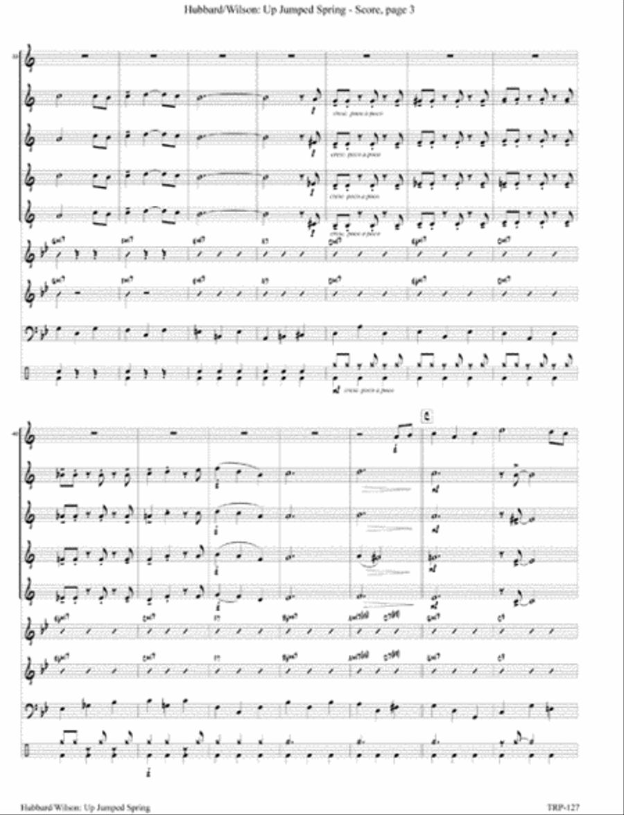 Up Jumped Spriing Up Jumped Spriing Small Ensemble scores gallery preview page 4