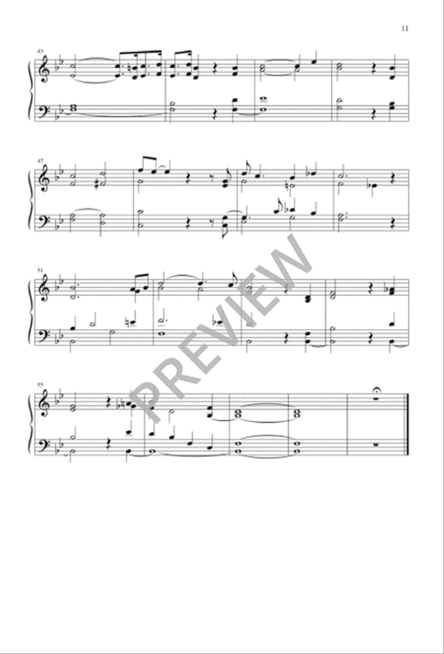 Ave Maria Ave Maria 4-Part scores gallery preview page 11