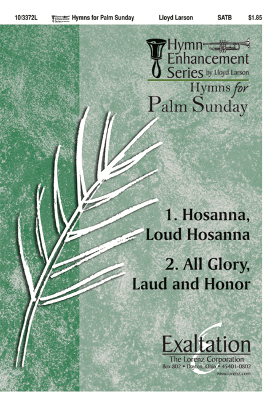 Hymns for Palm Sunday 4-Part scores gallery preview page 1