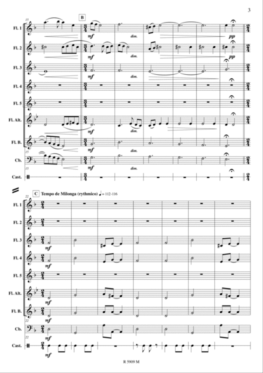 Fiesta de amigos Fiesta de amigos Flute scores gallery preview page 4