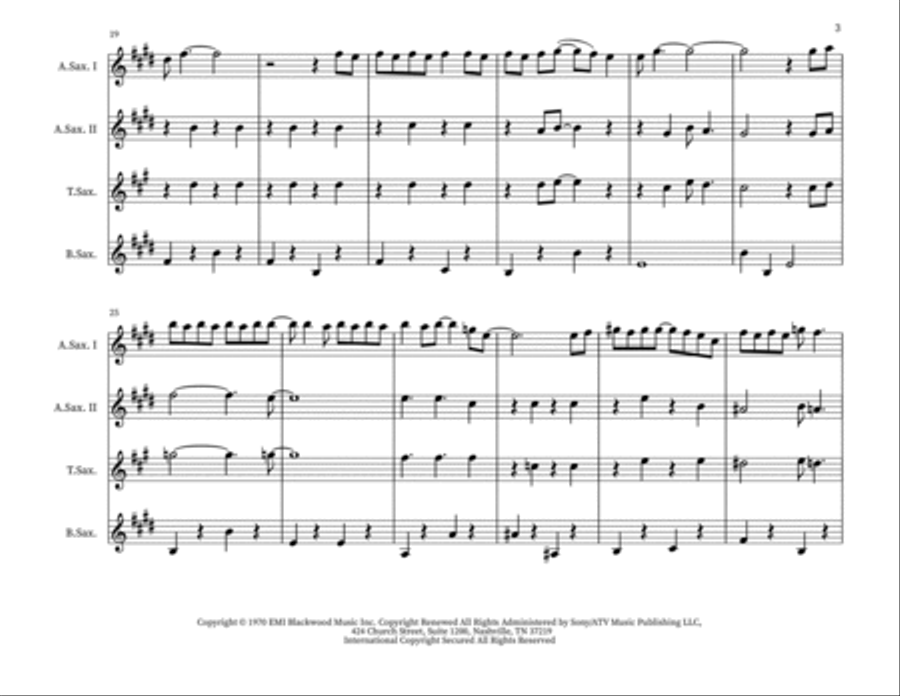 Put Your Hand In The Hand Small Ensemble scores gallery preview page 3