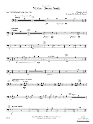 Mother Goose Suite: (wp) 2nd B-flat Trombone B.C.