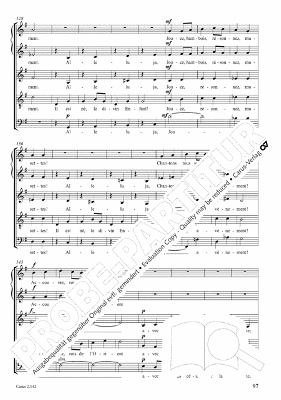 Christmas Carols of the World. Choral collection 4-Part scores gallery preview page 82