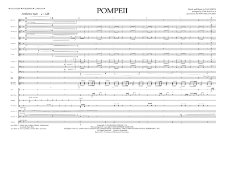 Pompeii - Full Score