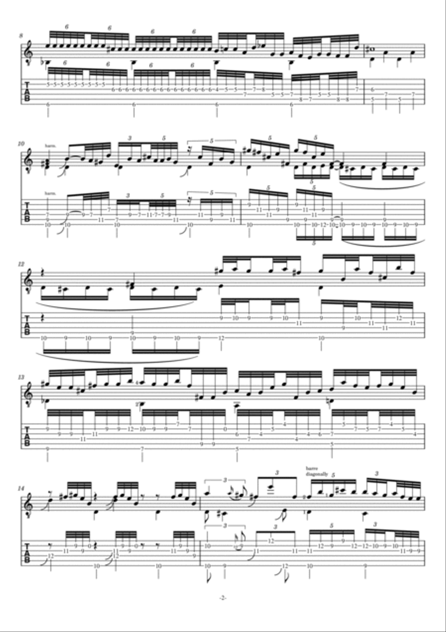 The Black Page Acoustic Guitar scores gallery preview page 2
