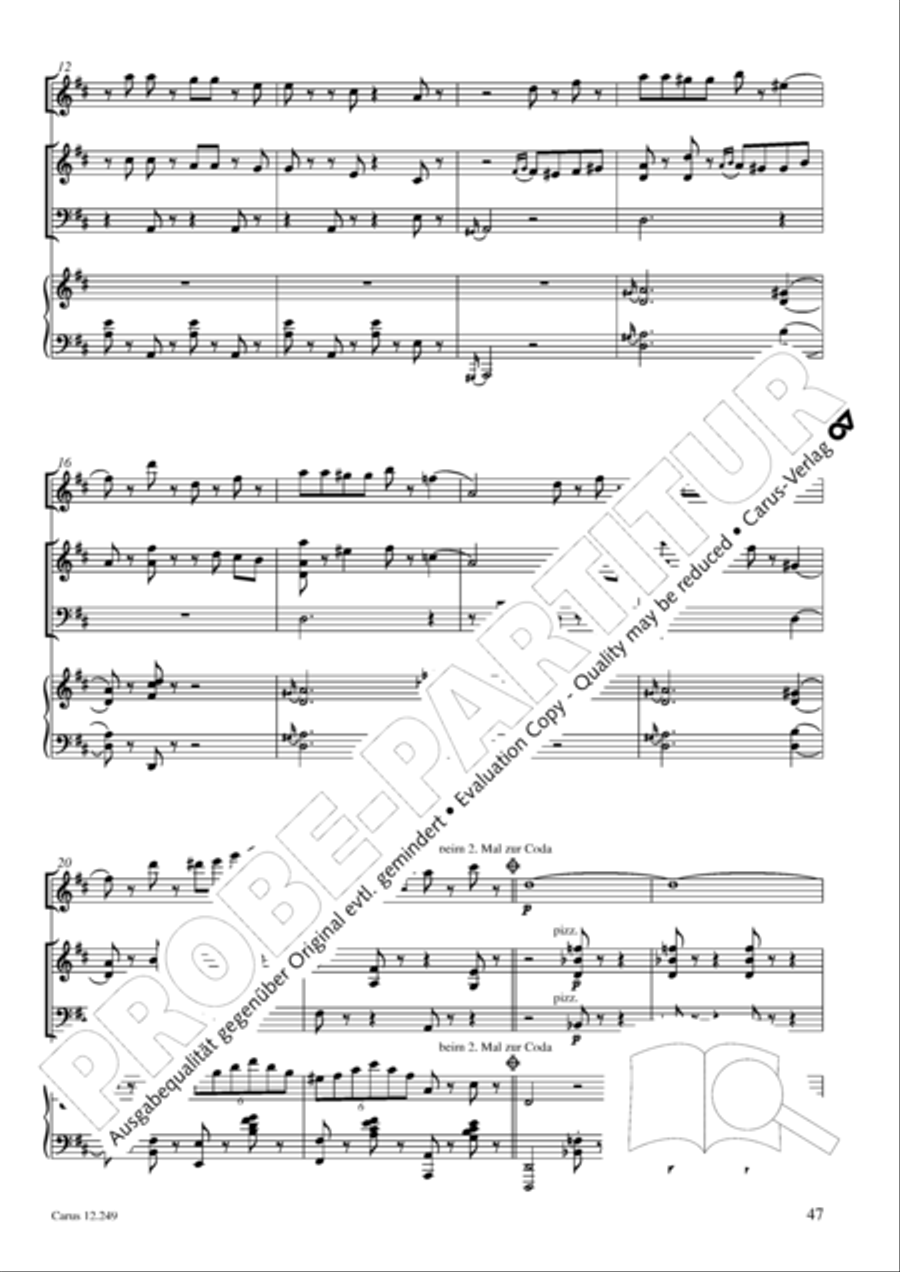 Mause in der Michaelskirche 4-Part scores gallery preview page 48