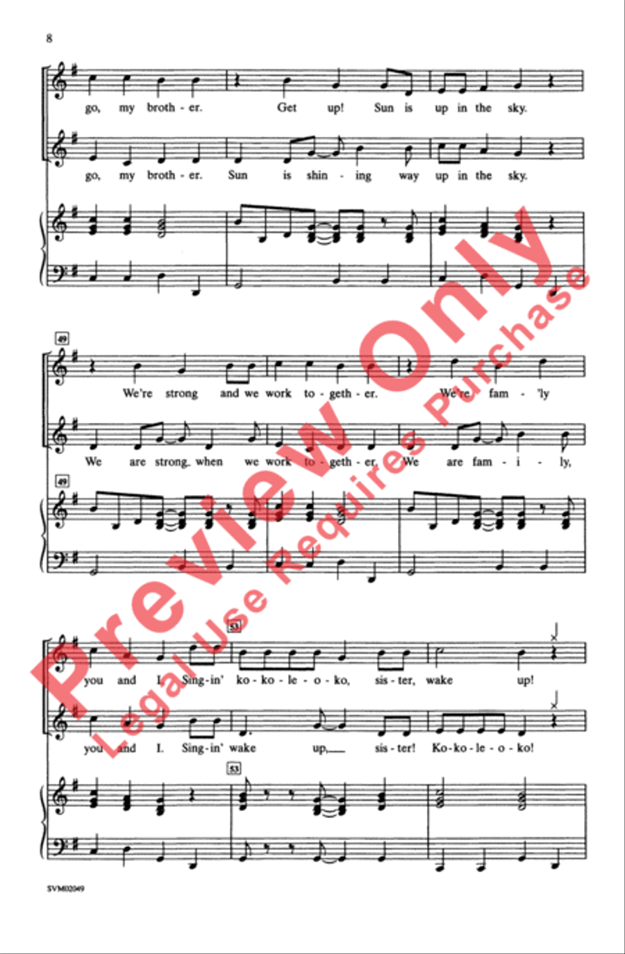 Kokoleoko 2-Part scores gallery preview page 7