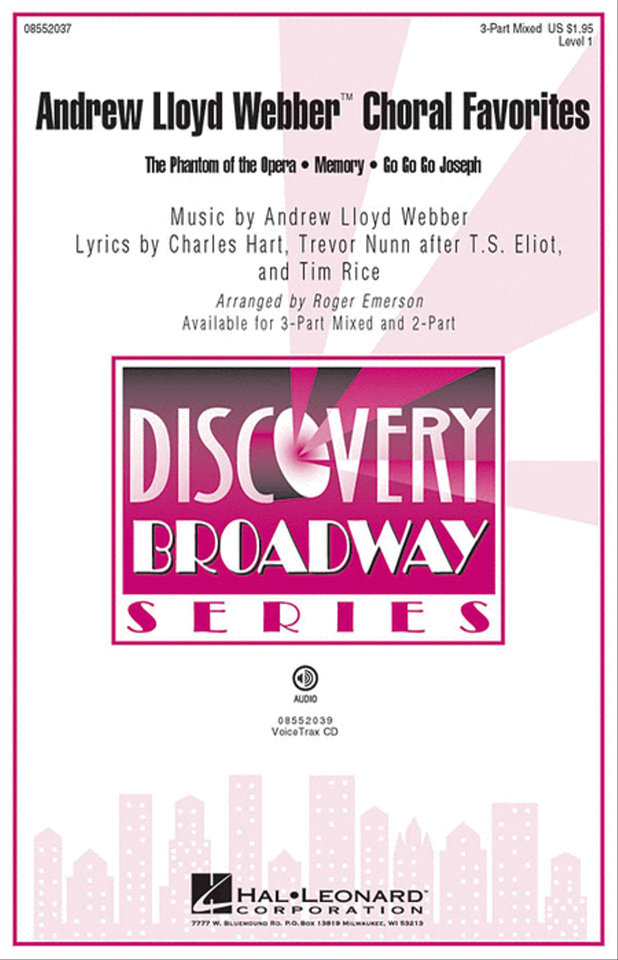 Andrew Lloyd Webber Choral Favorites 2-Part scores gallery preview page 1