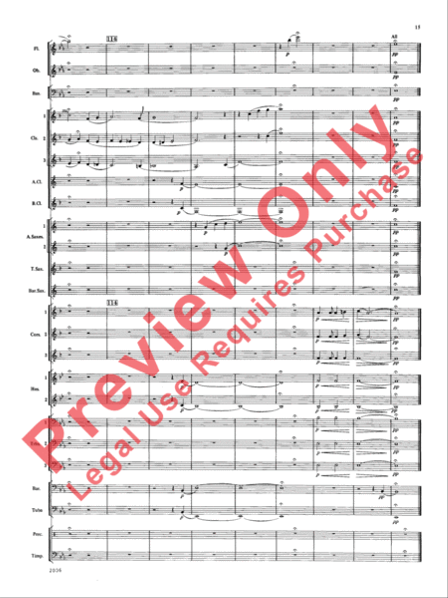 Shenandoah Valley Concert Band scores gallery preview page 16