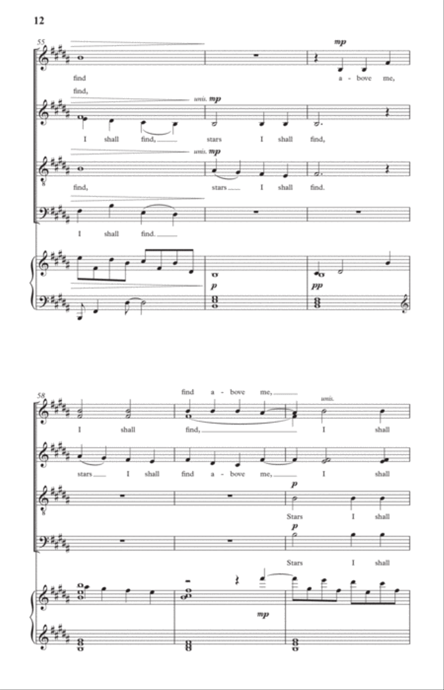The Music of Stillness Divisi scores gallery preview page 16