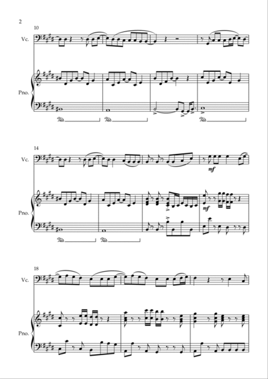 Permission To Dance Piano scores gallery preview page 2