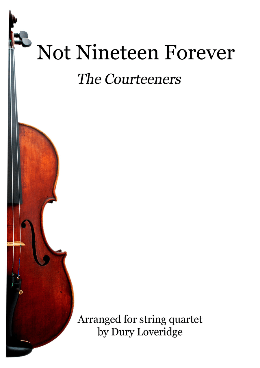 Not Nineteen Forever String Quartet scores gallery preview page 1