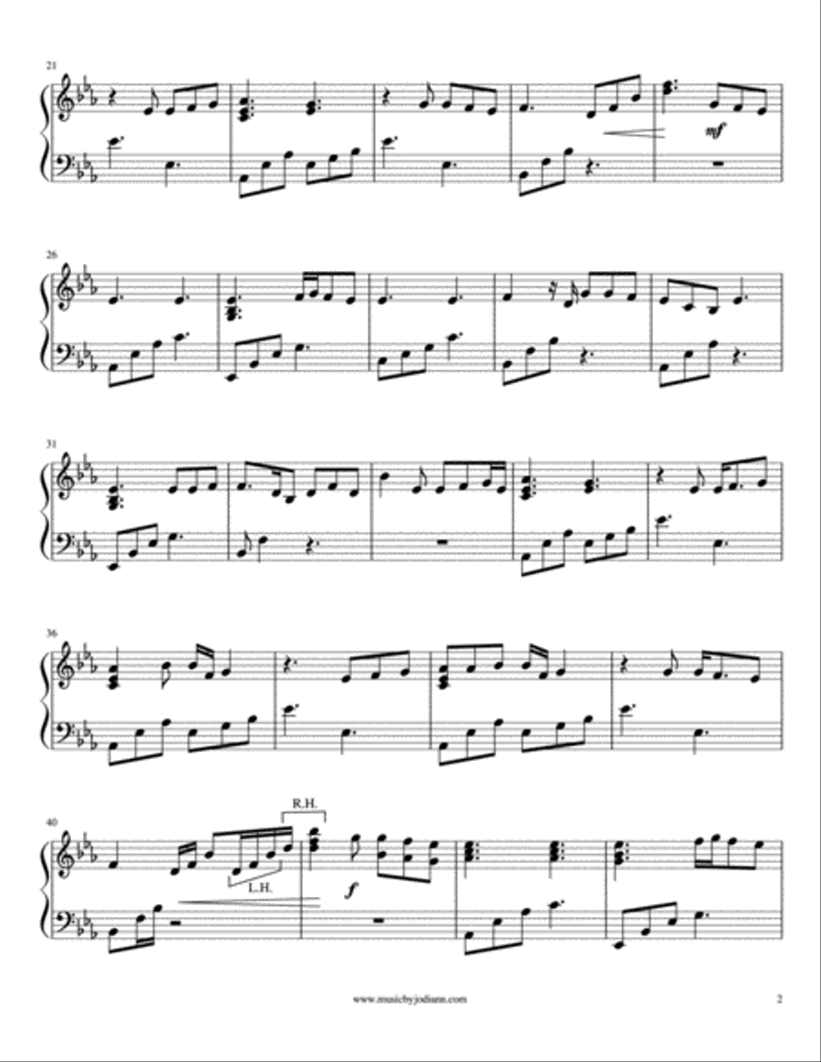 I Won't Give Up Harp scores gallery preview page 4