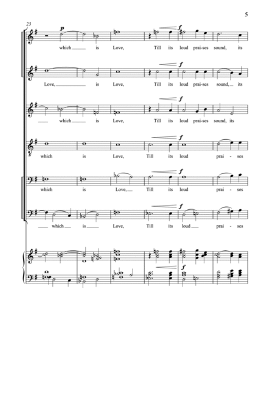Eternal Father A Cappella scores gallery preview page 5