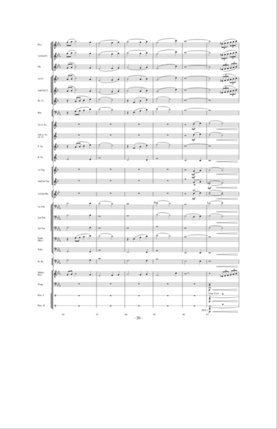 Where Eagles Soar Where Eagles Soar Concert Band scores gallery preview page 19