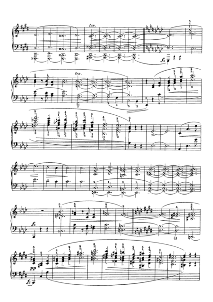 Chopin- Scherzo No. 4 in E Major, Op. 54 Piano Solo scores gallery preview page 5