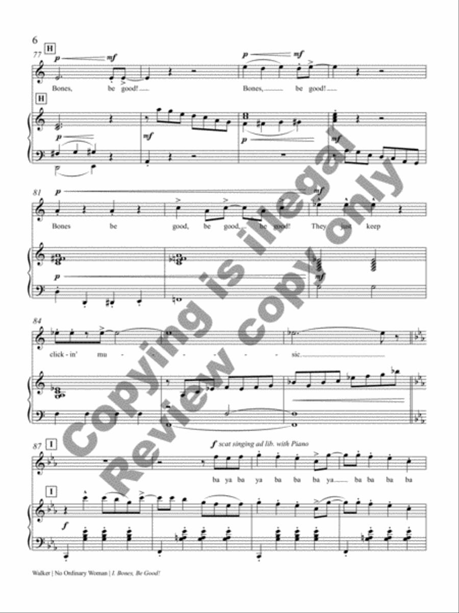 No Ordinary Woman! Soprano Voice scores gallery preview page 27