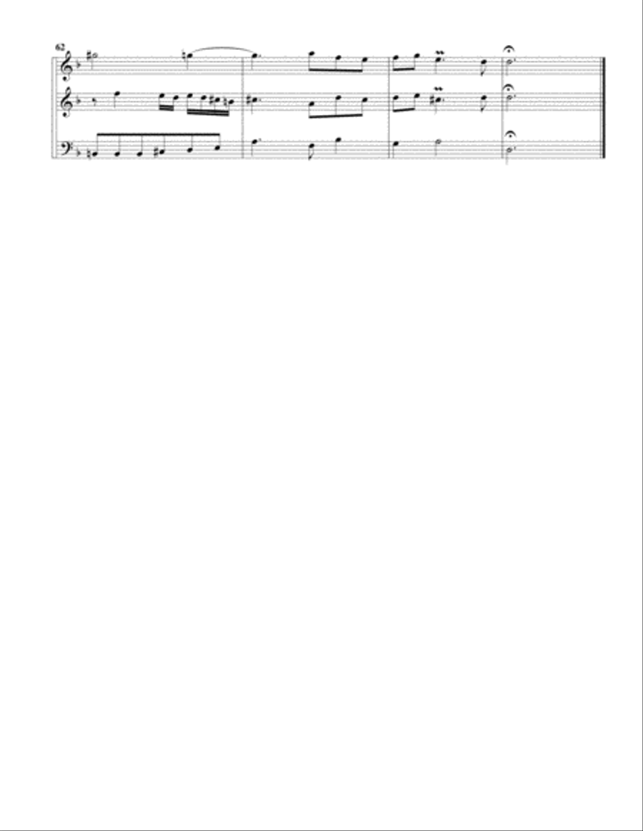 Trio sonata for organ, no.4, BWV 528 (arrangement for 3 recorders)