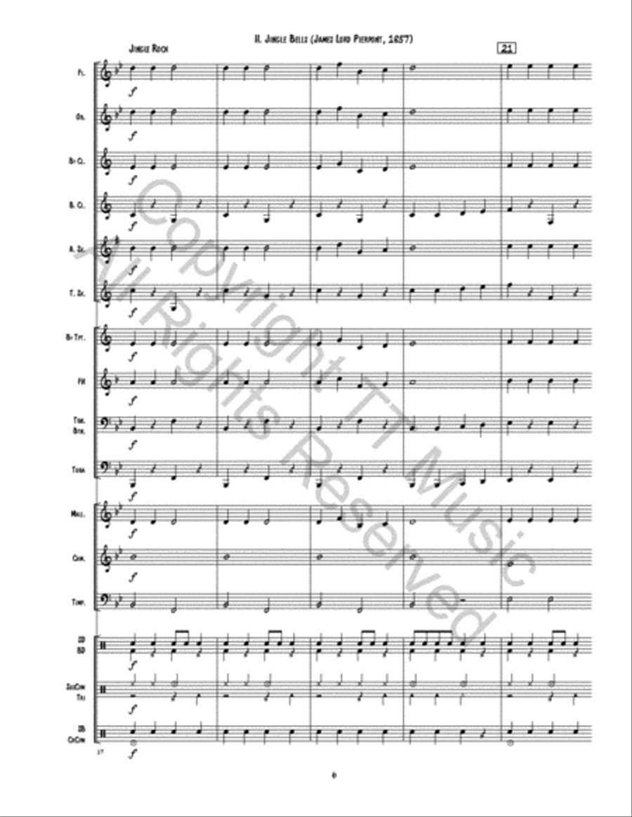 Christmas Concert 2 for 1 Concert Band scores gallery preview page 7