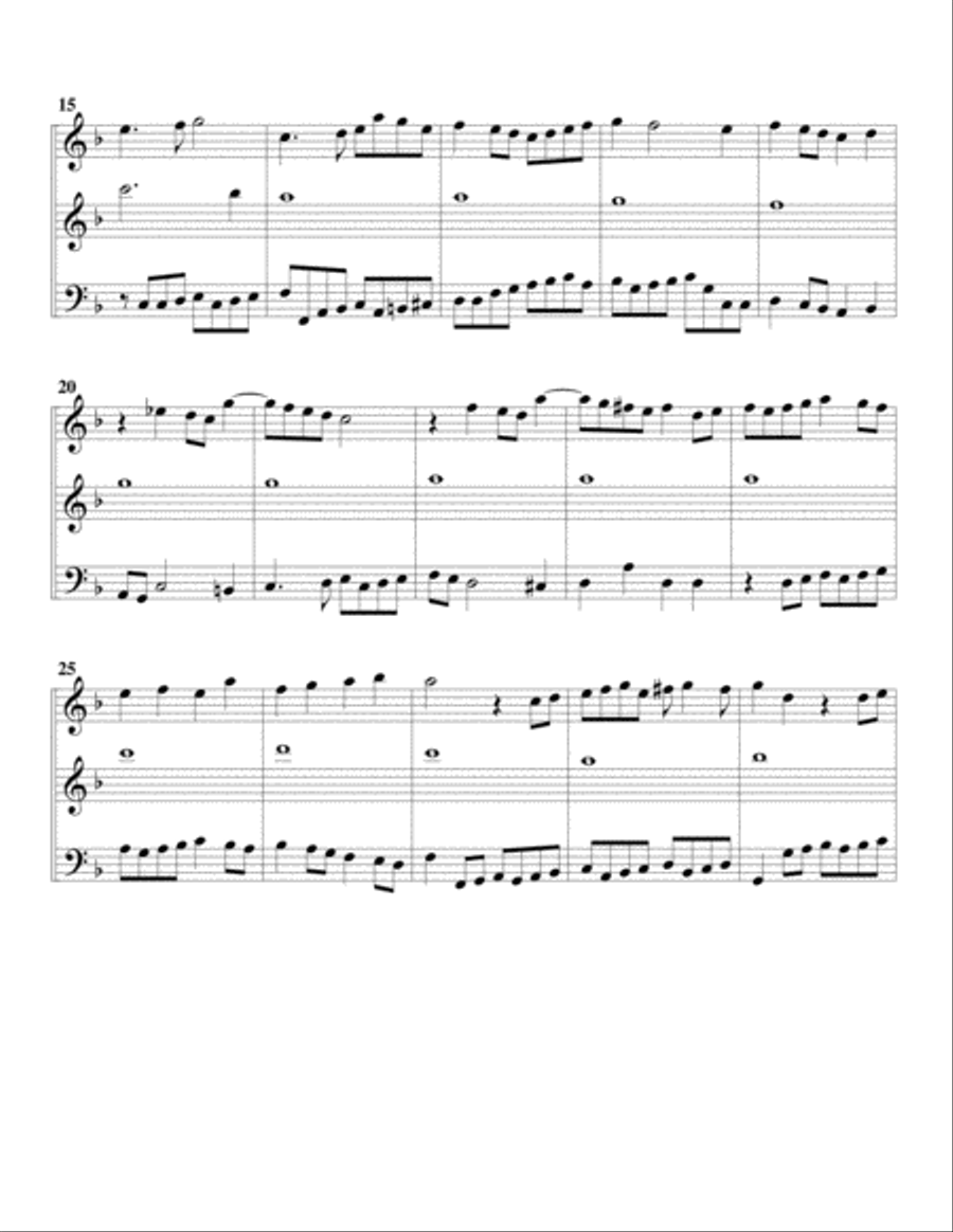 2 In Nomine & 14 Fantasies VdGS 1-16 (arrangements for 3 recorders) Recorder scores gallery preview page 4