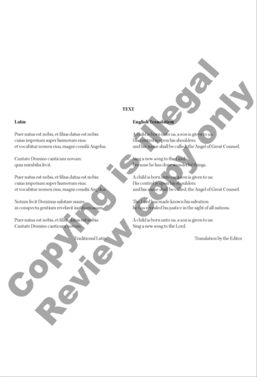 Puer natus est nobis Puer natus est nobis Divisi scores gallery preview page 13