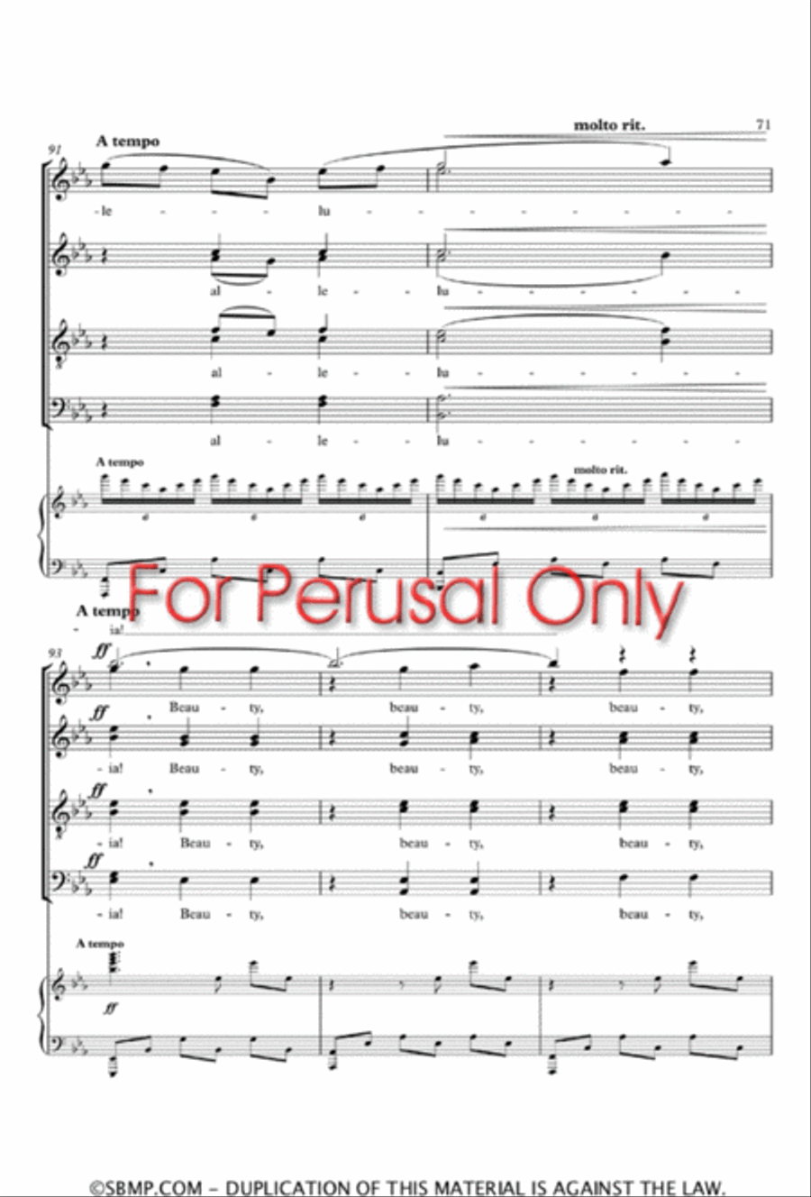 The Christmas Alleluias - SATB divisi Choral Book Divisi scores gallery preview page 72