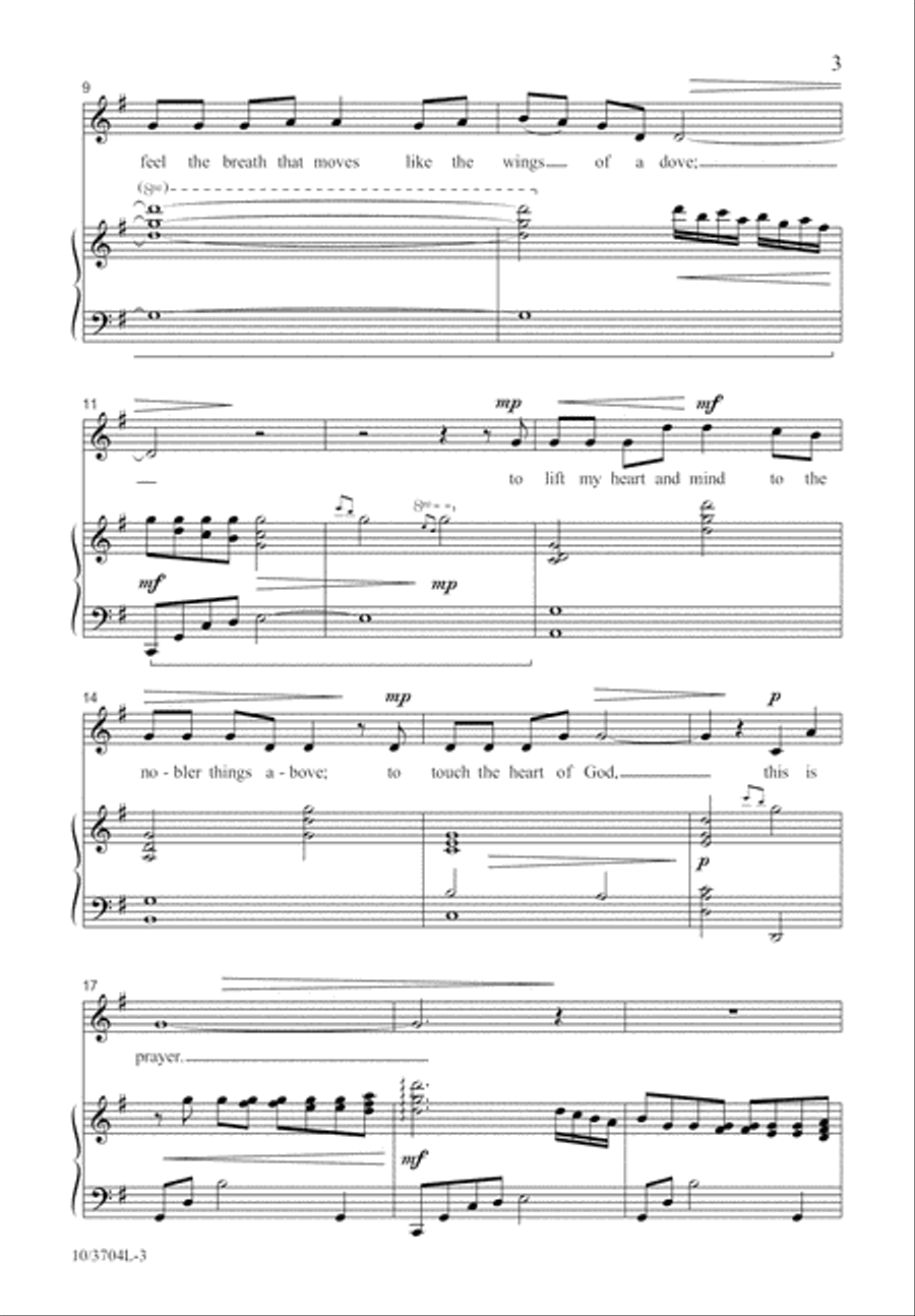 To Touch the Heart of God 4-Part scores gallery preview page 4