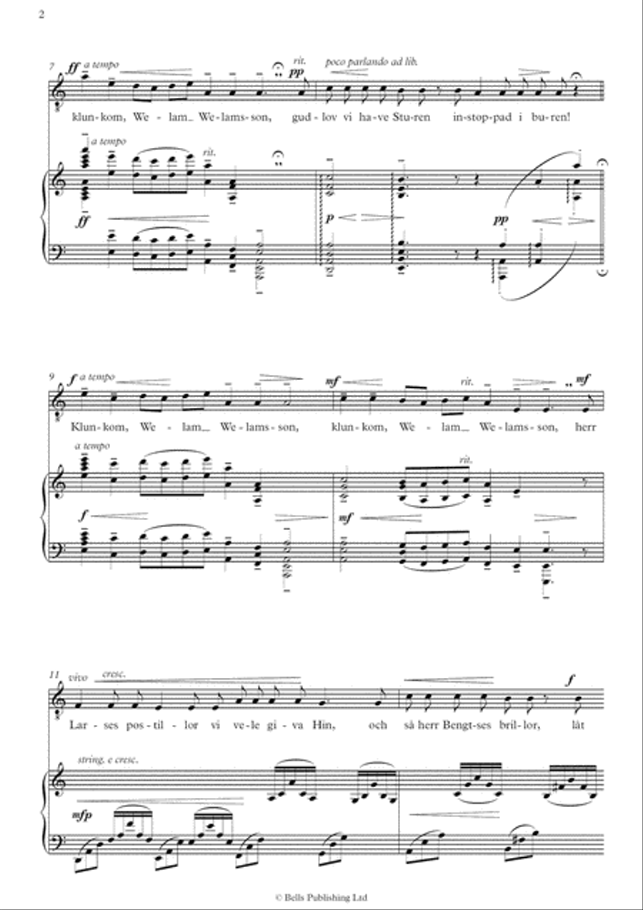 Kung Eriks visor Voice Solo scores gallery preview page 3