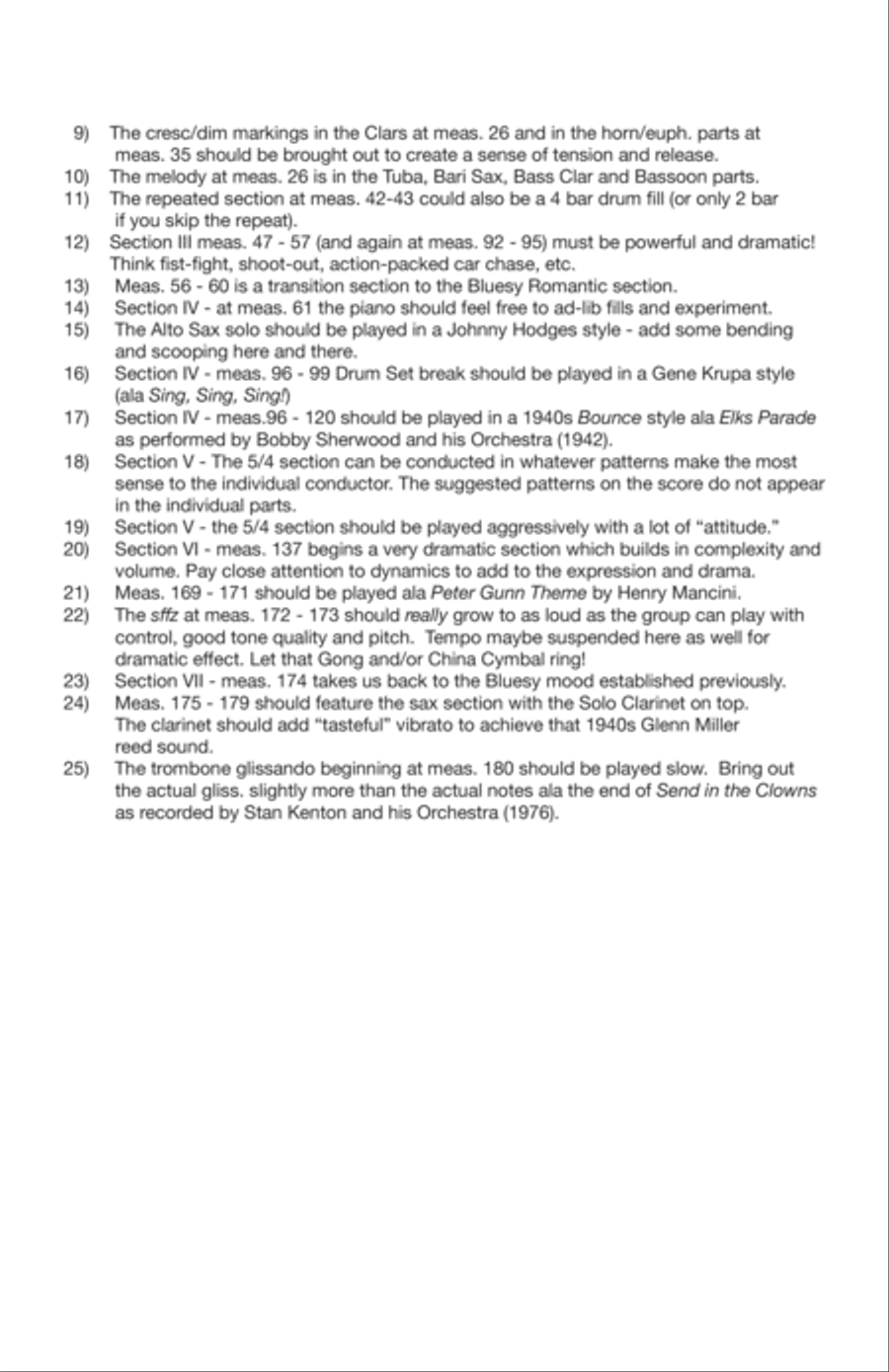 BLUE NOIR Large Score Concert Band scores gallery preview page 3