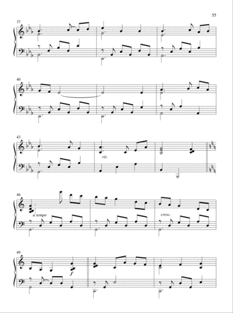 Let All Things Their Creator Bless! Piano Solo scores gallery preview page 32