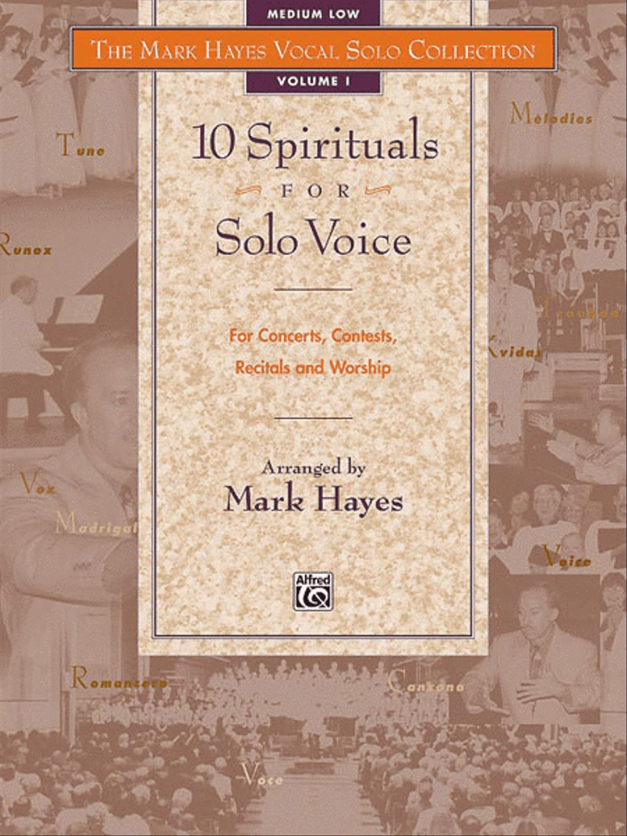 Book cover for The Mark Hayes Vocal Solo Collection -- 10 Spirituals for Solo Voice