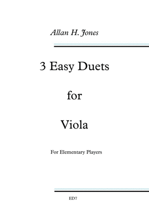 3 Easy Duets for Viola